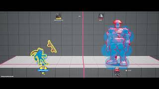 Stripe's hitboxes in Multiversus