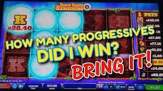 How Many Progressives Did I Win On Magic Moons / Max Bet BRING IT!