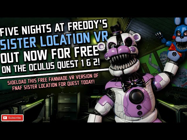 FNAF For Oculus Quest 2 - Five Nights At Freddy's Help Wanted - #FNAF #O