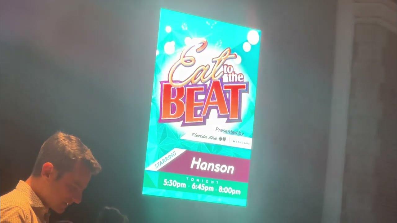 Hanson LIVE (FINAL Epcot SHOW) Eat to the Beat concert series YouTube