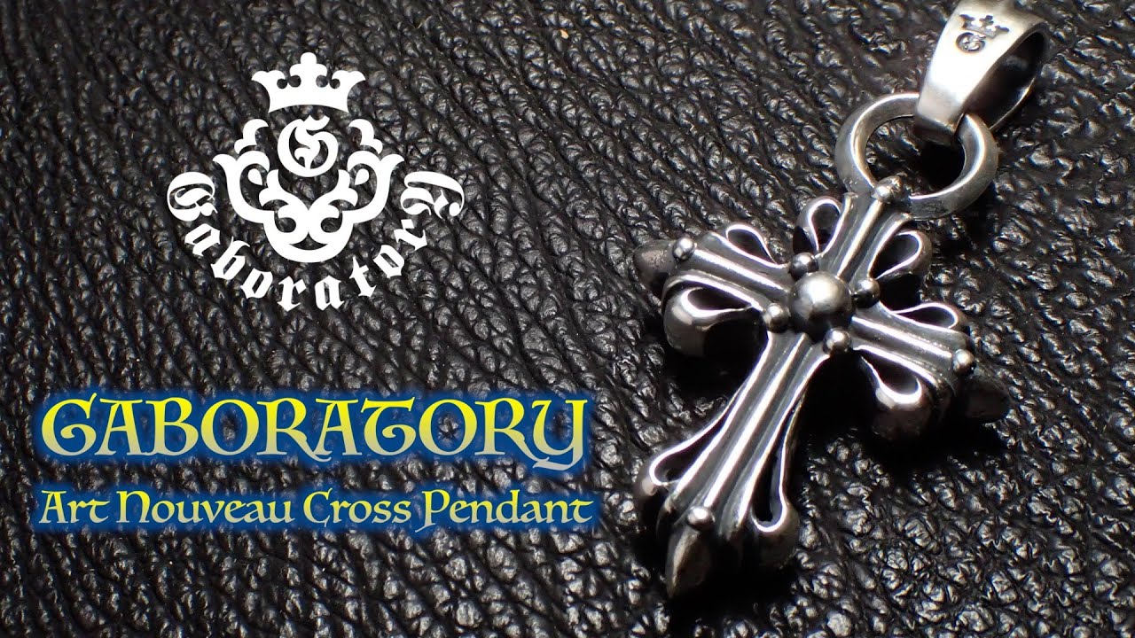 ガボラトリー アールヌーボークロスペンダント (GABORATORY Art 