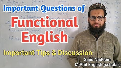 important questions of functional english | Functional English b.com | b.com functional english