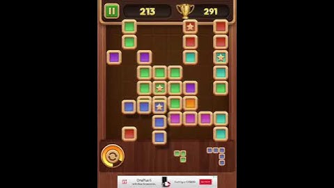 Block Puzzle (iPad Indonesian Bootleg Puzzle) -  Continue And Game Over Screen