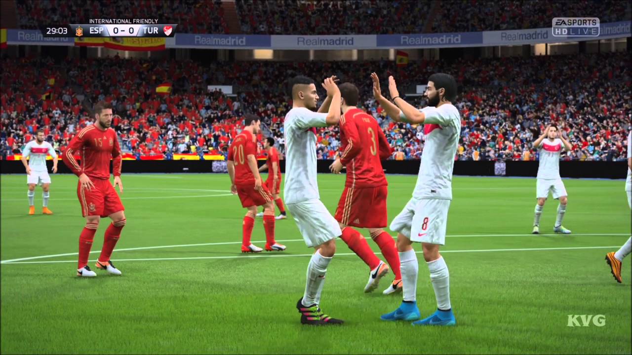 FIFA 16 - UEFA Euro 2016 - Spain vs Turkey | Gameplay (HD) [1080p60FPS]
