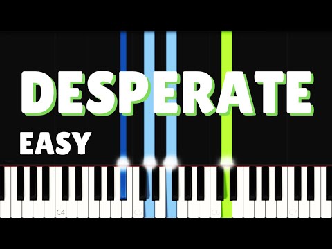 Desperate (PIANO SHEET) - Jamie MacDonald