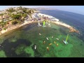 Aerial photos of moraira spain