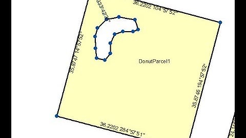 ArcGIS 10.x - Parcel Fabric - Create donut or island polygon