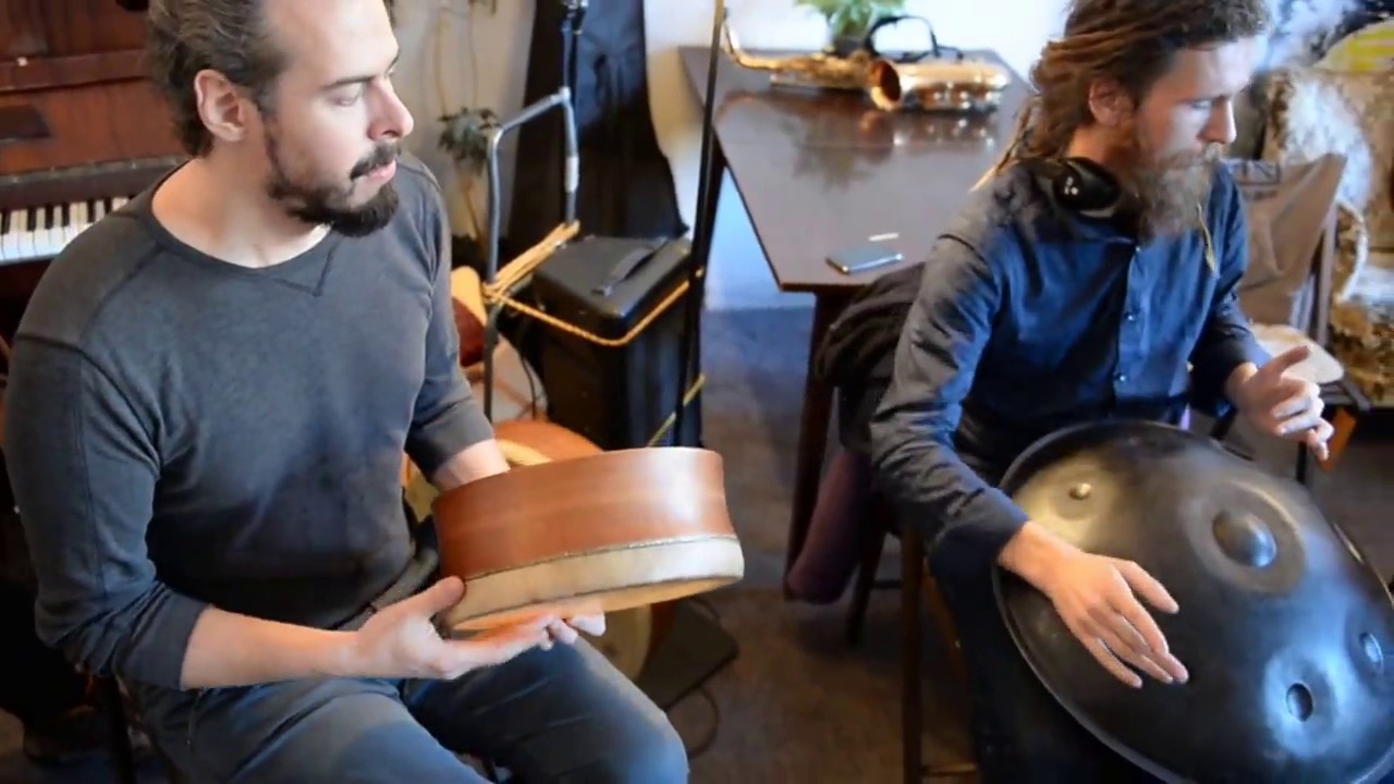 Pasha Aeon, Andrey Tanzu, George Nefedov - Handpan, Frame Drum, Balalaika, Jam, HD 2017