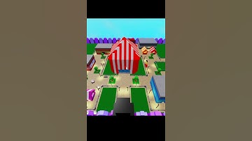 Building The Carnival In Build Mode (TIMELAPSE) #SHORTS