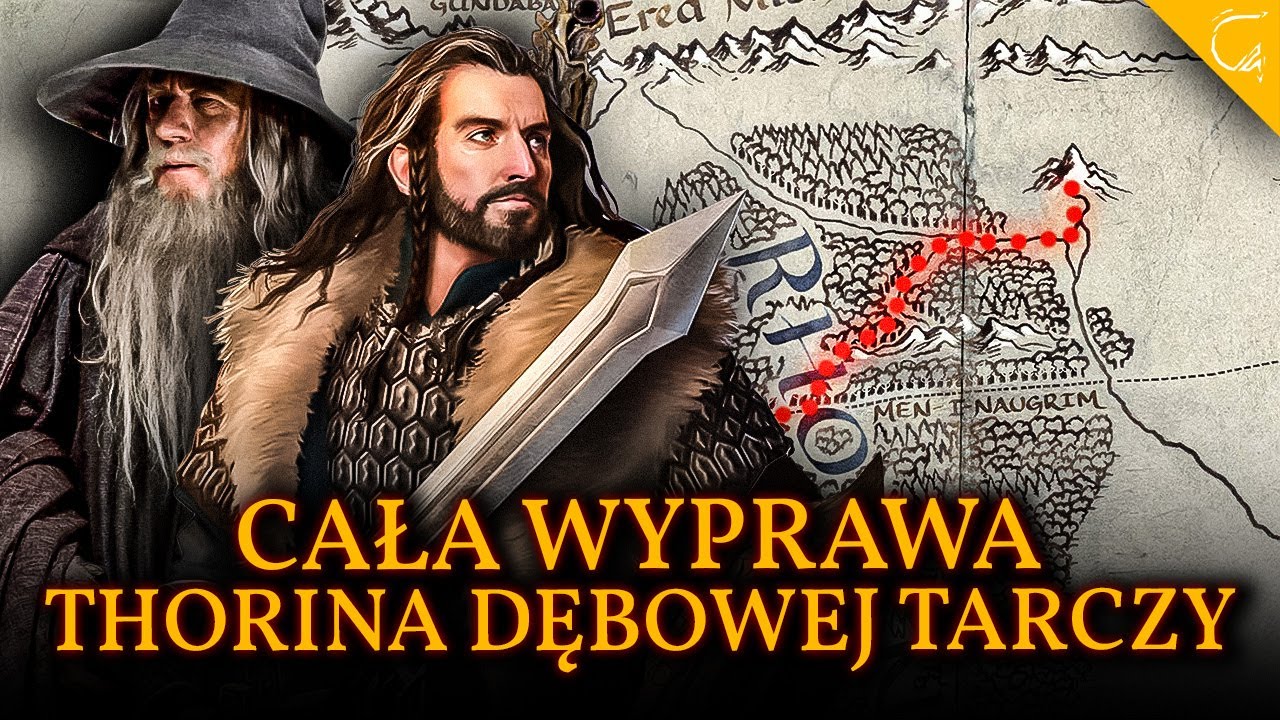 Kompletna Wyprawa Thorina Dębowej Tarczy do Ereboru | Hobbit Cała Historia