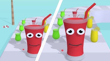 Juice Run All Levels Gameplay Walkthrough Android,IOS New Update Levels  16-17
