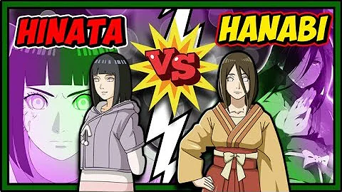Who is stronger Hanabi or Hinata?
