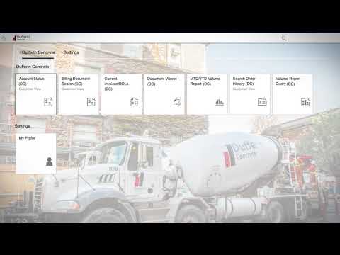 Dufferin Concrete New Customer Portal - Easier, Faster