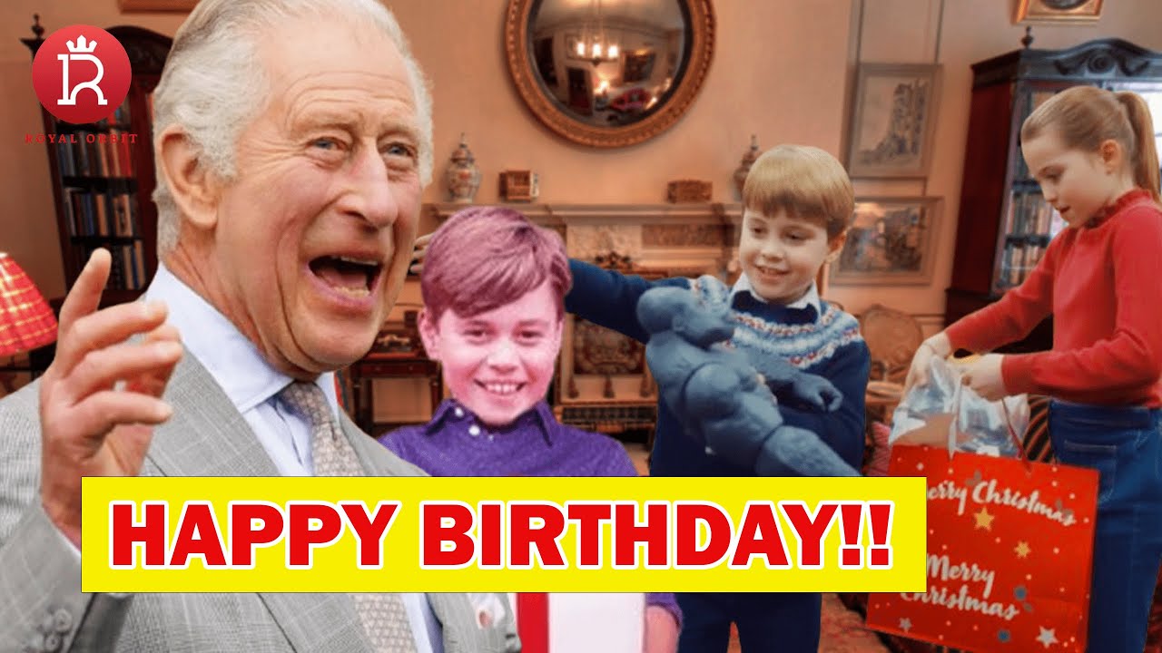 Подарок ручной работы от Джорджа, Шарлотты и Луи, как сообщается, тронул до слез короля Карла в е...