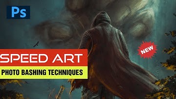 SpeedArt |photo bashing techniques| digital drawing | digital painting | @ImadAwan