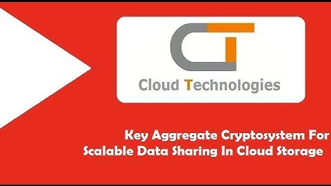 Key Aggregate Cryptosystem For Scalable Data Sharing In Cloud Storage