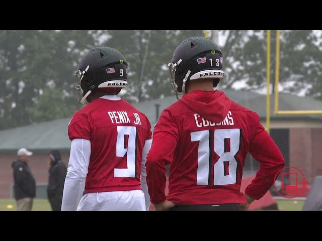 Michael Penix Jr. and Kirk Cousins throw to receivers at Falcons minicamp | Highlights