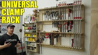 Build article: http://jayscustomcreations.com/2015/06/universal-clamp-rack/ This week I made a universal clamp rack to hold all of my 