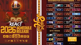 Famous Commanders 2026-27 Schedule❗ Commanders Will Be Tested in 26' & If They Make Playoffs, SB Contender❗ Net Worth