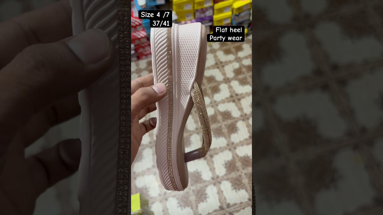 Flat heels for Girls fancy slippers  party wear 