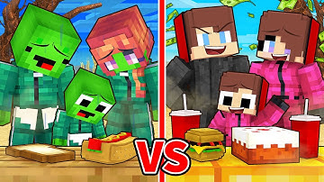 JJ and Mikey: NOOB vs PRO Squid Game 2 Family Battle in Minecraft - Maizen