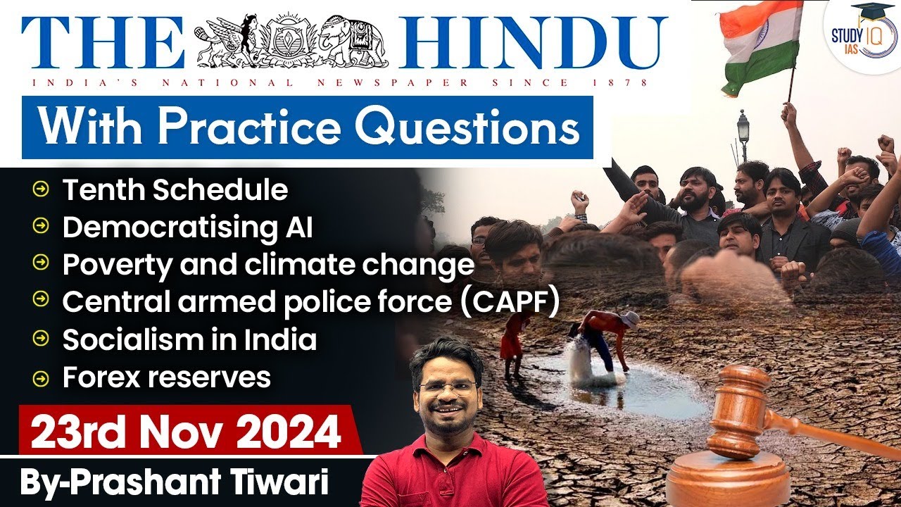 The Hindu Newspaper Analysis | 23 Nov 2024 | Current Affairs Today ...