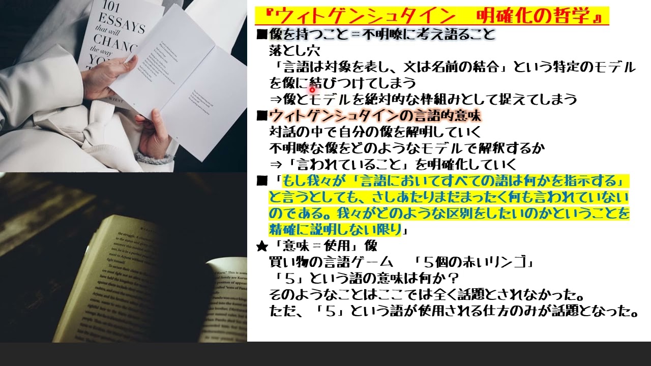 ウィトゲンシュタイン『哲学探究』