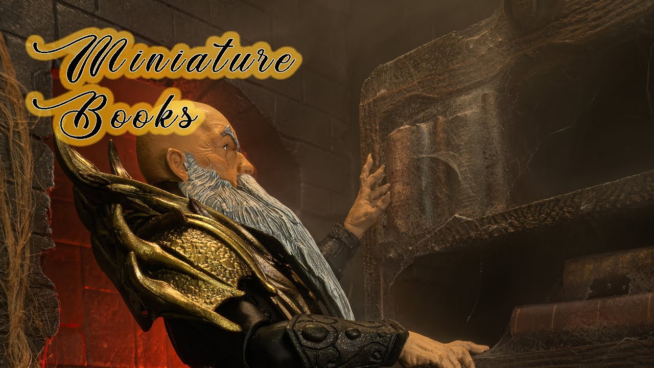 Quick, cheap fun method for making miniature books.