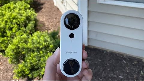 Quick SimpliSafe Video Doorbell Install