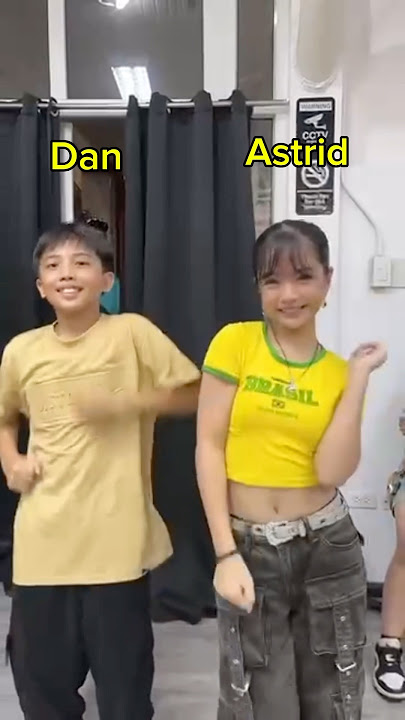 Dan and Astrid after training @ElectroGrooversPh #ScarlettAstrid