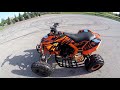 KTM 505 sx ATV / Swap ER-6  made by ASG / test Ride