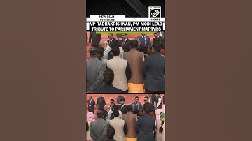 VP Radhakrishnan, PM Modi, and other MPs pay tribute to Martyrs of 2001 Parliament Attack