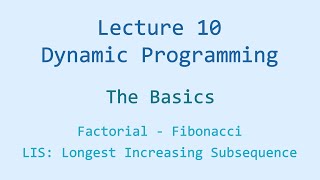 IEEEXtreme Training 2021 -  Dynamic Programming - Lecture 1