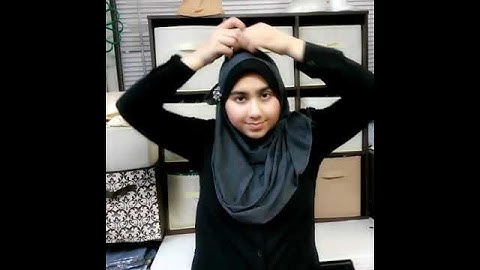 Fuss-free Two Face Loop Instant Hijab Wrap