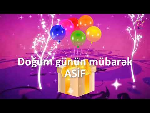 Doğum günü videosu - ASİF