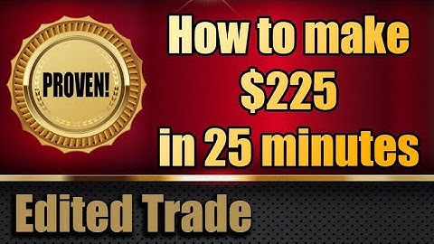 News Trading $225 in 25 min using only Trailing Stop Loss