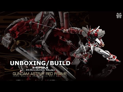 Video Gundam Astray Red Frame HiRM Unbox & Build - youtube