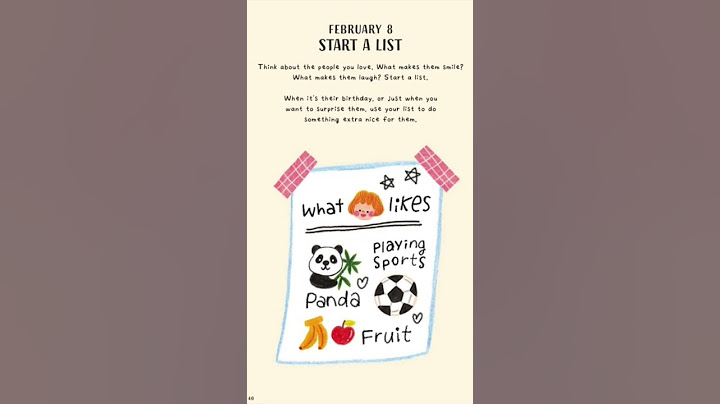February 8th Start A List  (365 ways to celebrate everyday) - 天天要聞