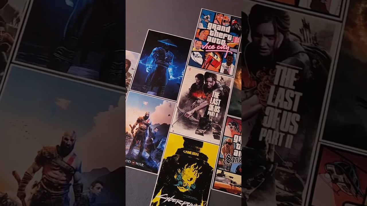 Gaming Posters | Posterized | Affordable rates ✅