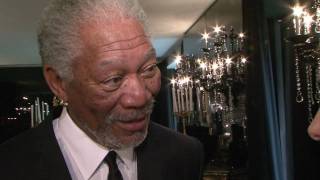 Morgan Freeman: a backstage interview