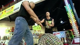 The Headbangers attack Crash Holly at Fun Time USA: Smackdown, March 16, 2000