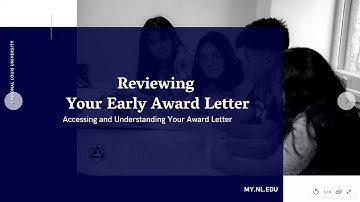 Understanding Your Award Letter