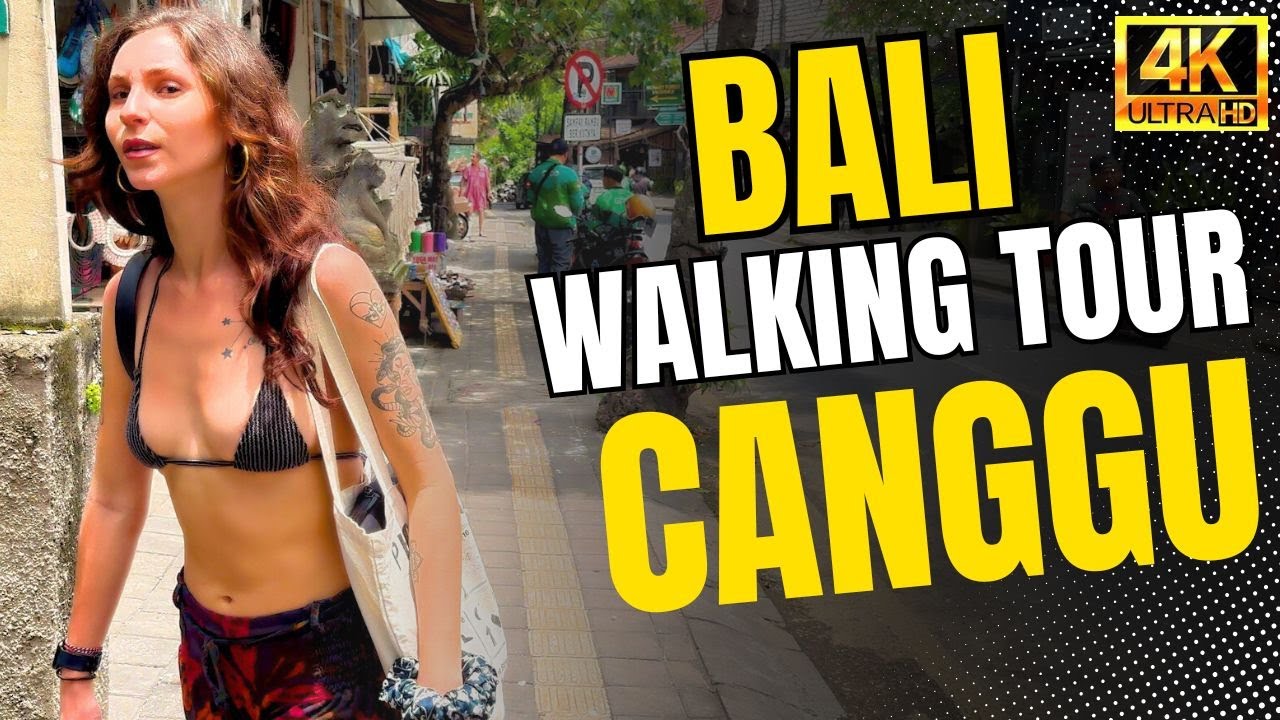 Canggu Bali Morning Walk – Beach, Cafés & Local Vibes in 4K