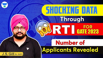 GATE2023 Registrations revealed | Know your competition | J S Gill (Ex. BARC) #unacademy #gate2023