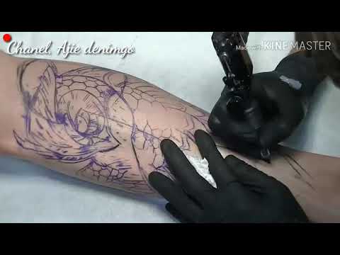 Kereen Tato Burung Hantu Ditangan Tatto Time Lapse Youtube