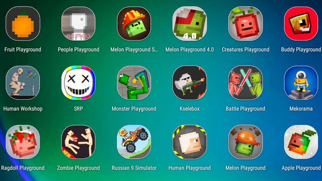 Melon Sandbox, Melon Playground 3D, Kselebox, Ragdoll Playground 3D, Battle  Playground 