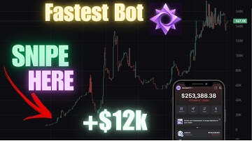 How TO SNIPE CRYPTO MEMECOINS on Solana  (FASTEST BOT)