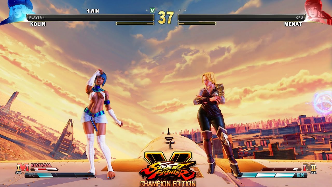 Street Fighter V: CE Kolin vs Menat PC Mod
