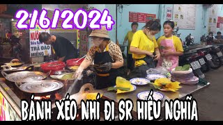 BÁNH XÈO NHÍ MỚI NHẤT - VÔ MÁNH ĐƠN BÁNH XÈO ĐI SẦU RIÊNG HIẾU NGHĨA HÀ ANH VÀ CÔ BA HỚN HỞ