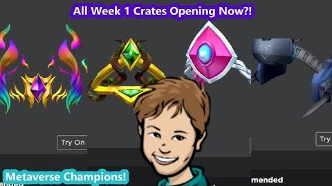 *New* All Metaverse Champions Week 1 Prizes?! | Roblox